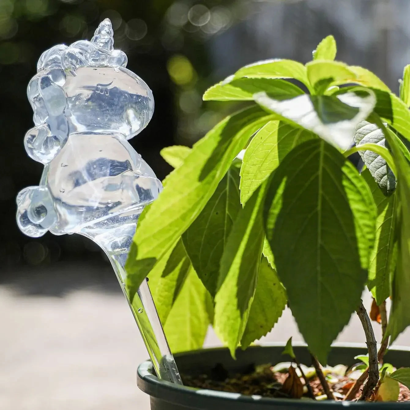 Unicorn-Shaped Self-Watering Globe