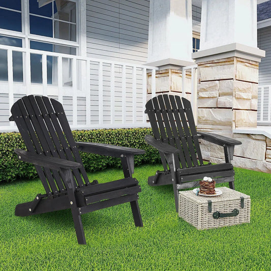 Finished Folding Adirondack Chair (Set of 2)