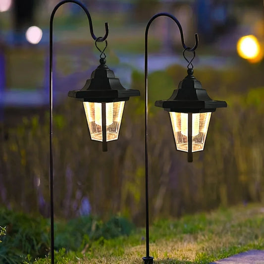 Vintage Hexagon LED Solar Lights (2 - Pack)