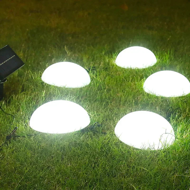 Solar Ground Dome Lights