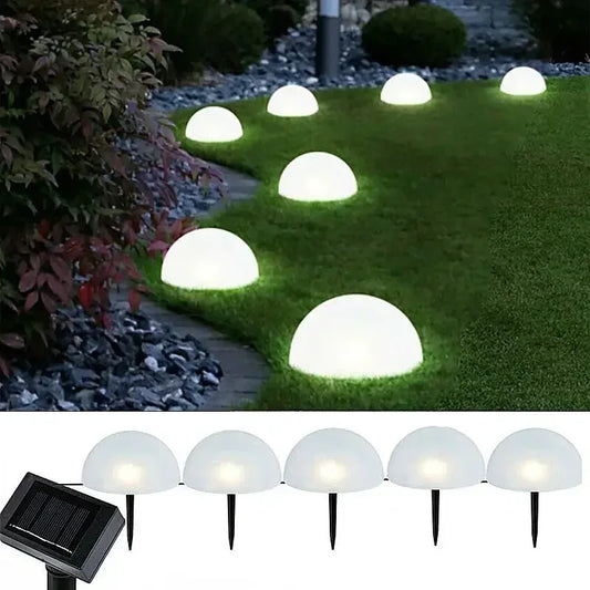 Solar Ground Dome Lights