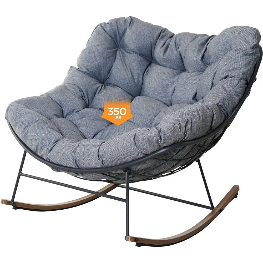 Grey Rocking Chair