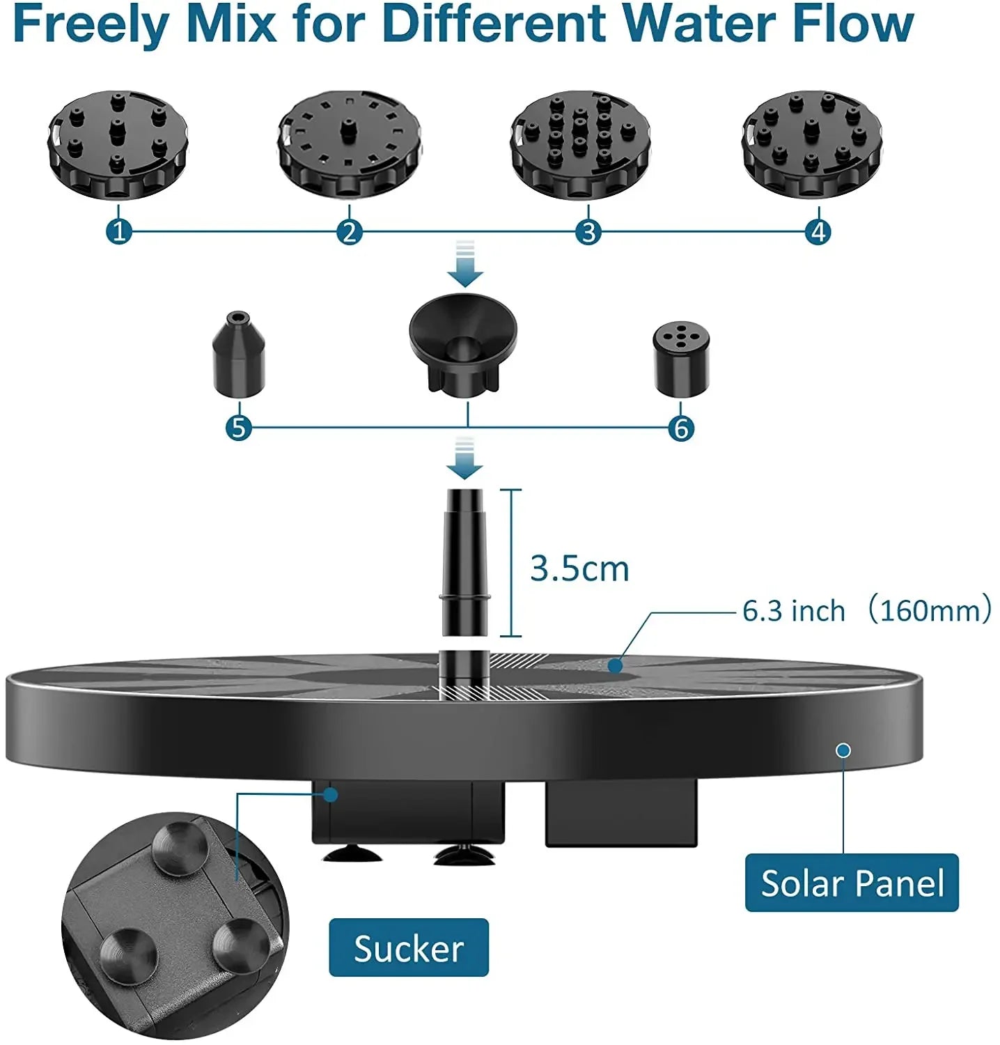 Solar Water Fountain Pump