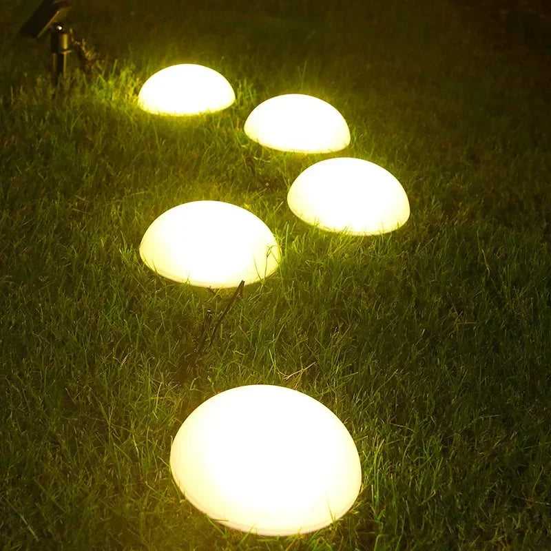 Solar Ground Dome Lights